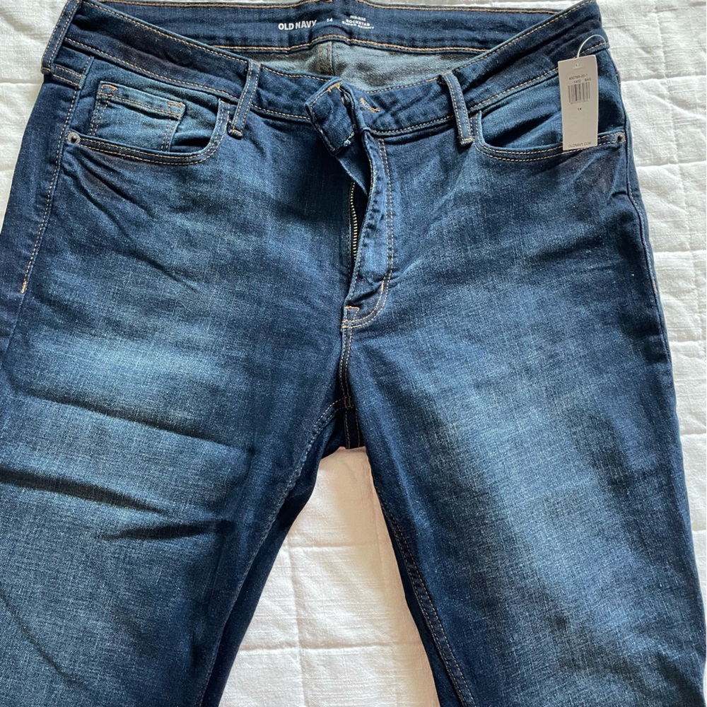 Old baby high rise superstar super skinny